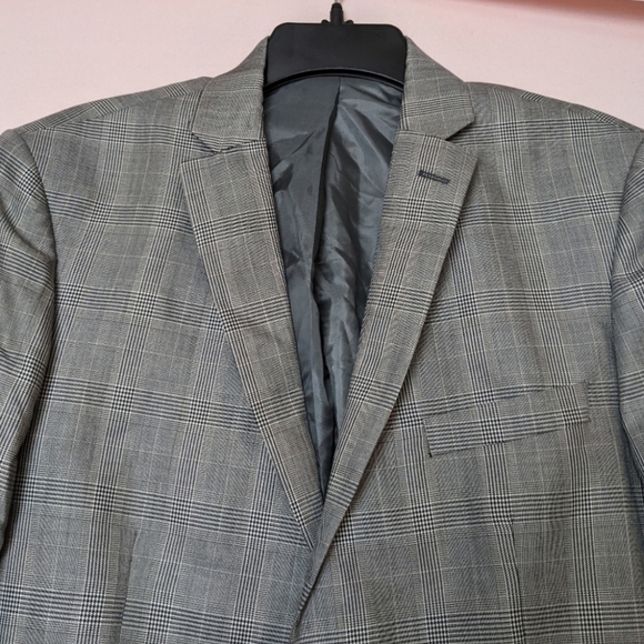 Boohoo Man Gray Skinny Fit Suit Jacket size  40 - Picture 4 of 8